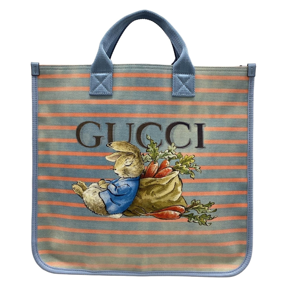Gucci Children's Tote Bag 605831 Blue Pink Multi